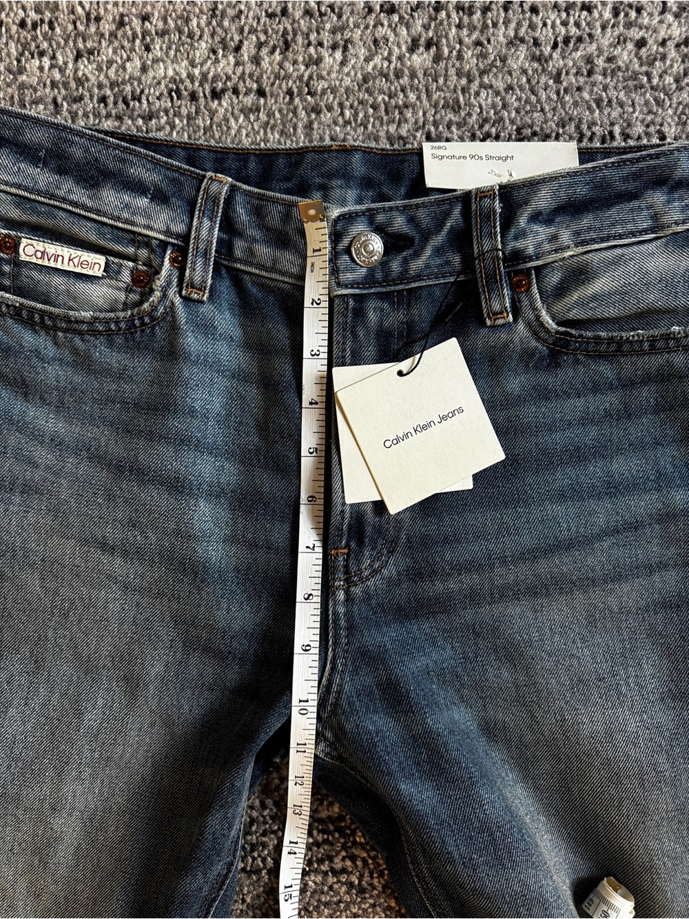 90s Straight Calvin Klein Temperature Regulating Jeans - Picture 5 of 10